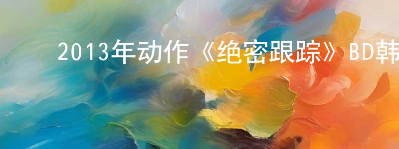 陈义权的动漫综艺大全,2013年动作《绝密跟踪》BD韩语中字迅雷下载_电影天堂